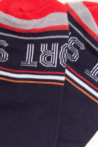 Носки ЗАПОРОЖЕЦ Спорт Печать короткие Темно-Синий фото 6