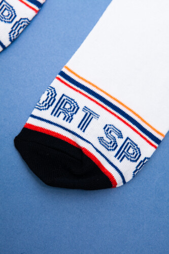 Носки ЗАПОРОЖЕЦ Спорт Печать короткие Белый фото 6