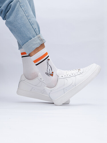 Носки ЗАПОРОЖЕЦ Спорт Гусь Белый фото 14