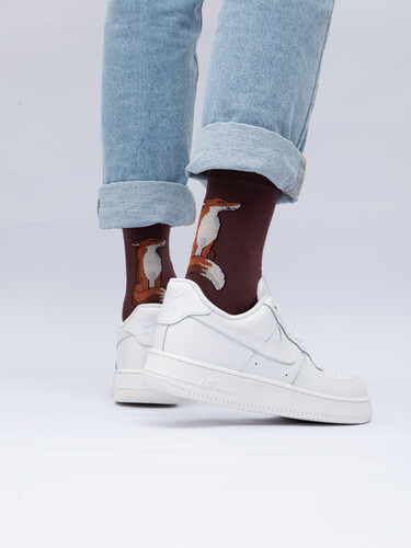 Носки ЗАПОРОЖЕЦ Лиса Коричневый фото 20