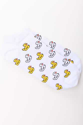 Носки ЗАПОРОЖЕЦ Утята короткие Белый фото 12