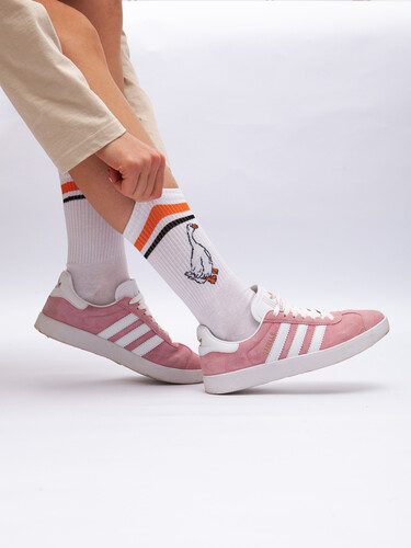 Носки ЗАПОРОЖЕЦ Спорт Гусь Белый фото 22