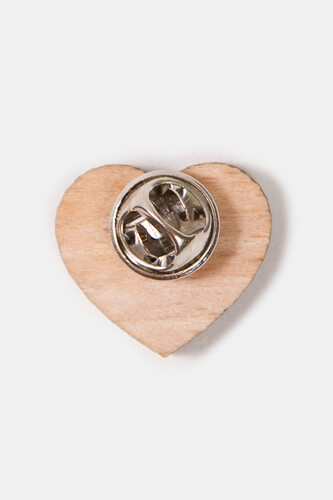 Пин деревянный WAF-WAF Море в моем сердце (Розовый/Синий) фото 6