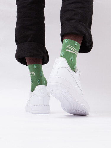 Носки ЗАПОРОЖЕЦ Шишки Зеленый фото 26