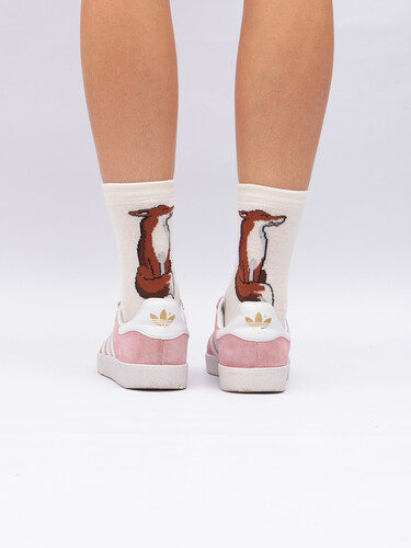 Носки ЗАПОРОЖЕЦ Лиса Молочный фото 20