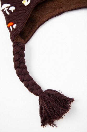 Шапка ЗАПОРОЖЕЦ Gribochki s kosichkami (детская) Brown фото 14