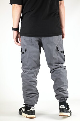 Утепленные джоггеры BLK CROWN Camp loc Grey фото 7