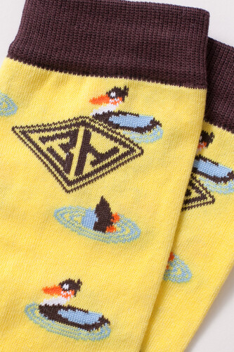 Носки ЗАПОРОЖЕЦ Утки Желтый фото 6