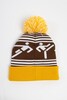 Шапка ЗАПОРОЖЕЦ Sport Pumpon/Спорт Помпон Yellow/Brown фото 2