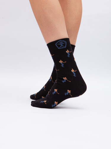 Носки ЗАПОРОЖЕЦ Контра Черный фото 30