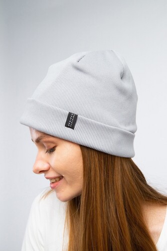 Шапка SEA-PEA СLOTHING Two (с флисом) Серый фото 7
