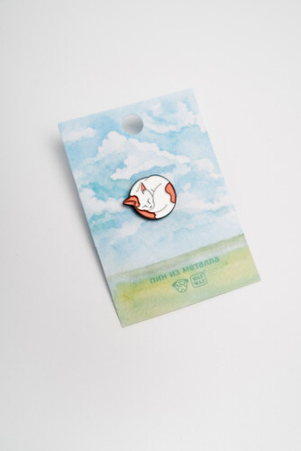 Пин металлический WAF-WAF Котя спит фото 5