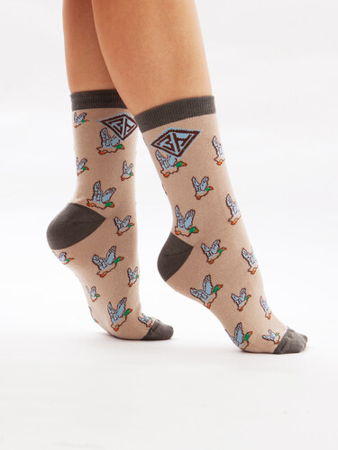 Носки ЗАПОРОЖЕЦ Дичь Бежевый фото 13