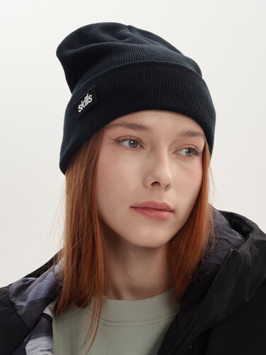 Шапка SKILLS Patch Black фото 14