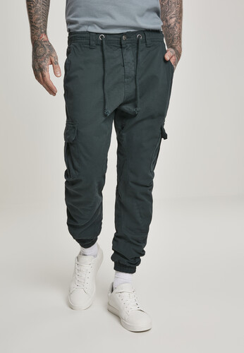 Брюки URBAN CLASSICS Cargo Jogging Pants Bottlegreen фото 7