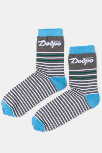 Носки ЗАПОРОЖЕЦ Добро Светлый Хаки/Белый фото 8