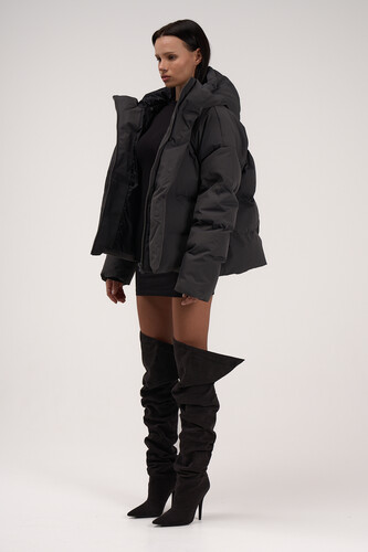 Пуховик ZNY DJ-HOODEDAW25 Grey фото 17