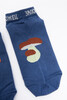 Носки ЗАПОРОЖЕЦ Большие Грибы короткие Джинс фото 3
