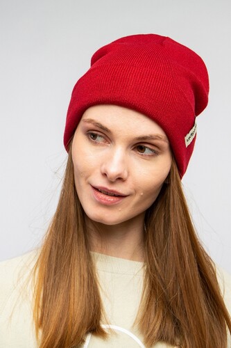 Шапка TRUESPIN Basic Beanie Bordeaux фото 18