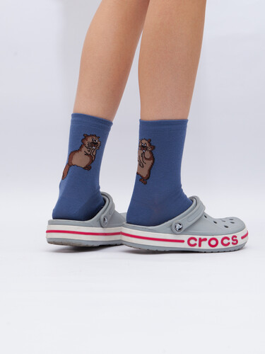 Носки ЗАПОРОЖЕЦ Бобры Светлый Джинс фото 32