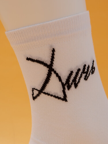 Носки ЗАПОРОЖЕЦ Дичь Каллиграфия Белый фото 20