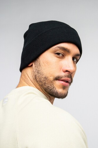 Шапка TRUESPIN Basic Beanie Black фото 12
