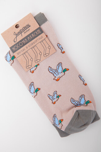 Носки ЗАПОРОЖЕЦ Дичь Бежевый фото 29