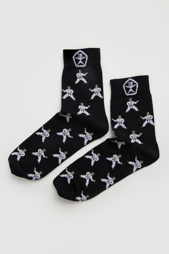 Носки ЗАПОРОЖЕЦ Каратисты Черный фото 8