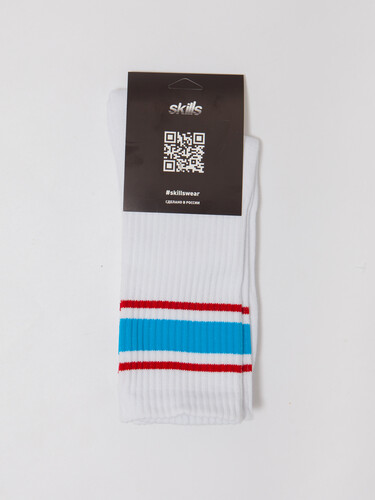Носки махровые SKILLS Lines White/Blue фото 10