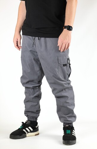 Утепленные джоггеры BLK CROWN Camp loc Grey фото 6