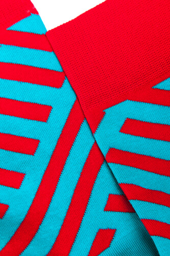 Носки BURNING HEELS Диагональ Бирюзовый фото 6