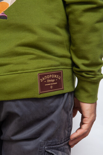 Свитшот ЗАПОРОЖЕЦ Ptizi Green фото 13