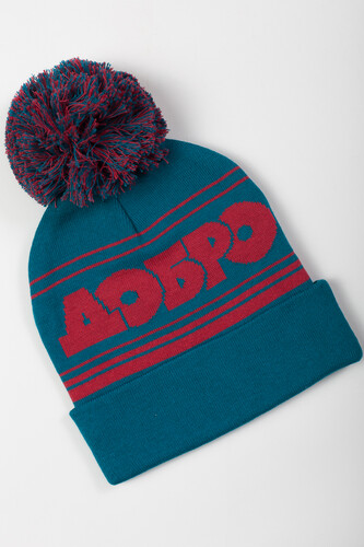 Шапка ЗАПОРОЖЕЦ Dobro Mult Pumpon/Добро Мульт Помпон Navy/Red фото 8