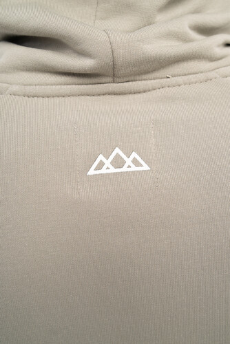 Худи СЕВЕР Лого Светло-Серый фото 10