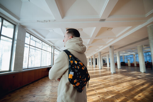 Сумка через плечо ENKLEPP Sid Crossbody Bag Geometry Black фото 13