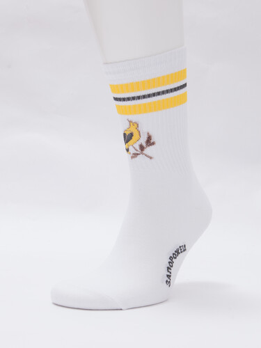 Носки ЗАПОРОЖЕЦ Спорт Канарейка Белый фото 12