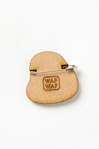 Значок деревянный WAF-WAF Мы все умрем фото 6