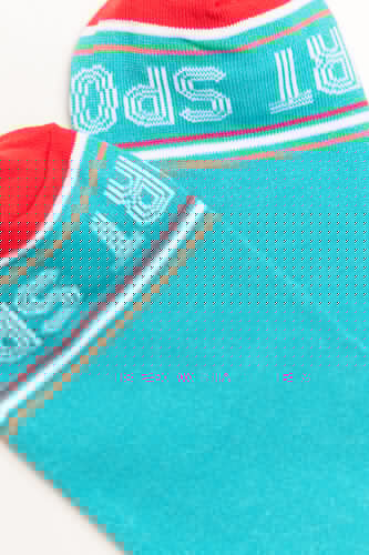 Носки ЗАПОРОЖЕЦ Спорт Печать короткие Светло-Зеленый фото 6