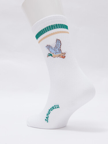 Носки ЗАПОРОЖЕЦ Спорт Дичь Белый фото 9