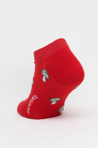 Носки ЗАПОРОЖЕЦ Мухоморчики короткие Красный фото 7