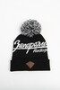 Шапка ЗАПОРОЖЕЦ Logo Pumpon/Лого Помпон Black/White фото 5