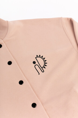 Толстовка без капюшона SEA-PEA СLOTHING женская Светлая Пудра фото 9