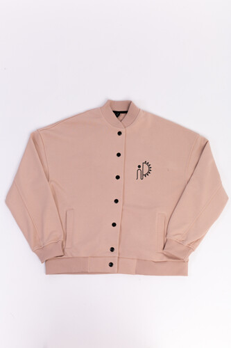 Толстовка без капюшона SEA-PEA СLOTHING женская Светлая Пудра фото 6