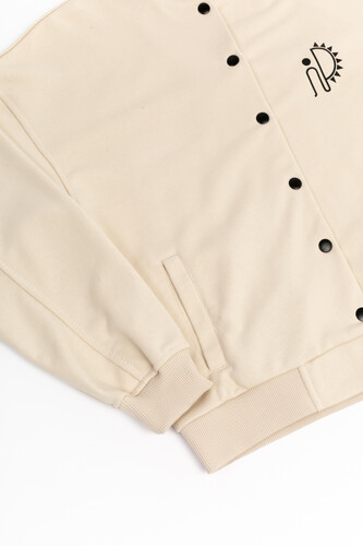 Толстовка без капюшона SEA-PEA СLOTHING женская Бежевый фото 8