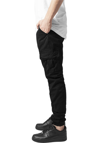Брюки URBAN CLASSICS Cargo Jogging Pants Black фото 8