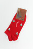 Носки ЗАПОРОЖЕЦ Мухоморчики короткие Красный фото 2