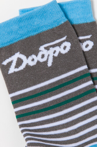 Носки ЗАПОРОЖЕЦ Добро Светлый Хаки/Белый фото 7