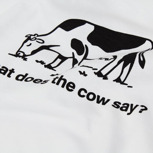 Футболка TEETAGE С Коровой Белый фото 12