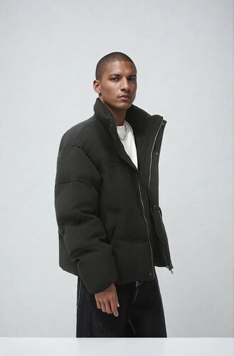 Куртка TRUESPIN Stand Collar Черный фото 4