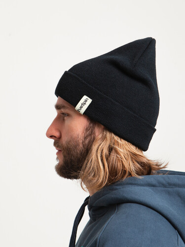 Шапка TRUESPIN Basic Beanie Black фото 9